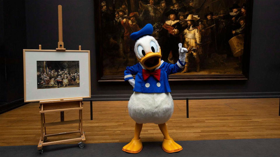 Jarige Donald Duck krijgt eigen kunstlijn